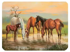 podkladka-korkowa-30x40-cm-z-nadrukiem-konie-u-wodopoju