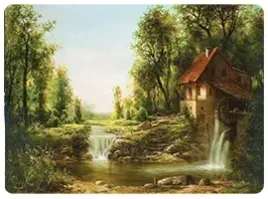 podkladka-korkowa-30x40-cm-z-nadrukiem-reprodukcja-stary-mlyn-lato