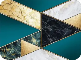 zlocona-podkladka-korkowa-30x40cm-geometric-stone-green-wysoka-jakosc