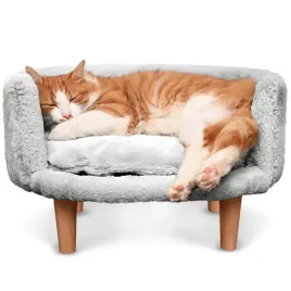 tapicerowana-sofa-dla-zwierzat-nala-srebrna-kanapa-minky-dla-pupila