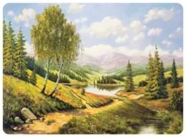 podkladka-korkowa-30x40cm-z-nadrukiem-brzozy-folia-blyszczaca