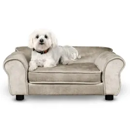 sofa-dla-psa-lucy-bezowa-kanapa-dla-kota-psa-tapicerowana-welurowa