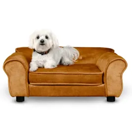 sofa-dla-psa-lucy-pomaranczowa-kanapa-dla-kota-psa-tapicerowana-welurowa