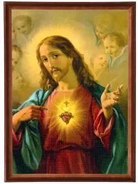 obraz-religijny-serce-jezusa-iii-w-drewnianej-ramie-50x70-cm