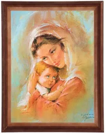 religijny-obraz-30x40cm-matka-boska-w-drewnianej-ramie-polska-jakosc