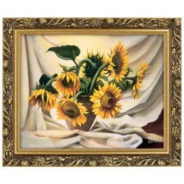 obraz-w-zlotej-ramie-40x50-cm-sloneczniki-e-misiewicz