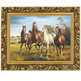 obraz-w-zlotej-ramie-makowka-w-rozmiarze-30x40-cm-konie-ii-kaszuba