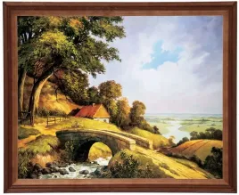 reprodukcja-mostek-i-cezary-rozycki-w-drewnianej-ramie-40x50-cm