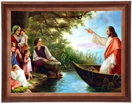 obraz-religijny-jezus-na-lodzi-w-drewnianej-ramie-30x40-cm