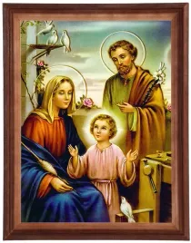 obraz-religijny-30x40cm-w-drewnianej-ramie-sw-rodzina-pastelowa