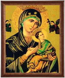 obraz-religijny-40x50-cm-w-ramie-drewnianej-matka-boska-n-pomocy