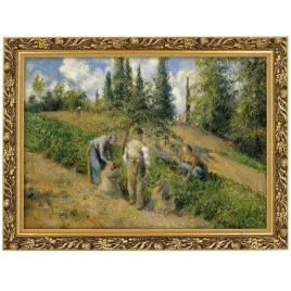 reprodukcja-obrazu-makowka-pissarro-w-zlotej-ramie-70x50-cm