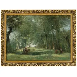 obraz-makowka-w-zlotej-ramie-70x50-cm-corot-l-allee-verte