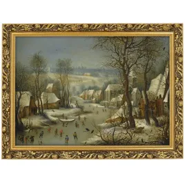 reprodukcja-makowki-w-zlotej-ramie-70x50-cm-pieter-bruegel-starszy
