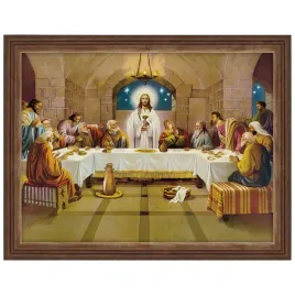 obraz-religijny-ostatnia-wieczerza-w-drewnianej-ramie-30x40-cm