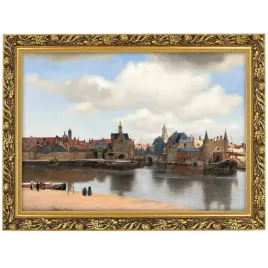 obraz-w-zlotej-ramie-makowka-70x50-cm-vermeer-widok-delft