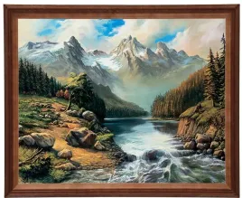 reprodukcja-obrazu-brod-40x50-cm-w-drewnianej-ramie-wojciech-krol