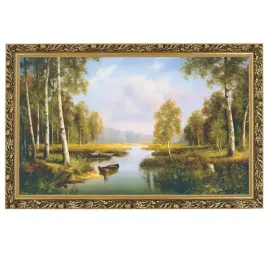 obraz-makowka-60x100-cm-w-zlotej-ramie-brzozy-cezary-rozycki
