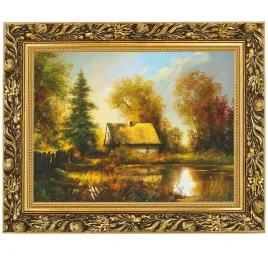 obraz-w-zlotej-ramie-makowka-w-rozmiarze-30x40-cm-jesien-m-lorens