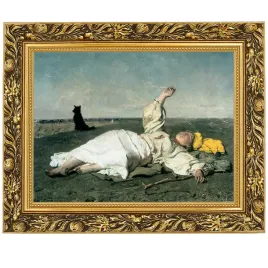 obraz-w-zlotej-ramie-makowka-w-rozmiarze-30x40-cm-babie-lato-chelmonski