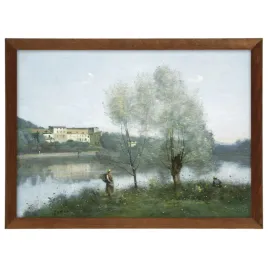 reprodukcja-obrazu-corot-ville-d-avray-w-brazowej-ramie-70x50-cm