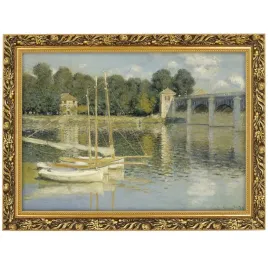 reprodukcja-obrazu-claude-monet-most-w-argenteuil-w-zlotej-ramie-70x50-cm