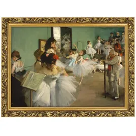 obraz-edgar-degas-the-dance-class-w-ramie-70x50-cm-z-dekoracjami