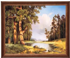 reprodukcja-sosny-cezary-rozycki-w-drewnianej-ramie-40x50cm