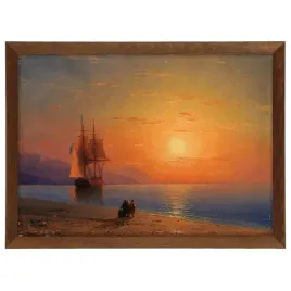 reprodukcja-aivazovsky-meer-anagoria-1864-w-brazowej-ramie-70x50-cm