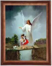 obraz-religijny-aniol-stroz-szary-30x40-cm-w-drewnianej-ramie