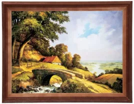 reprodukcja-obrazu-cezary-rozycki-mostek-i-w-drewnianej-ramie-30x40-cm