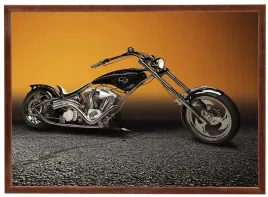 obraz-bike-1-w-brazowej-drewnianej-ramie-50x70-cm-polska-jakosc