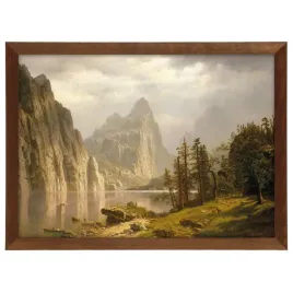 obraz-albert-bierstadt-merced-river-yosemite-70x50-cm-w-ramie-brazowej
