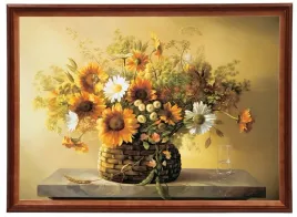 reprodukcja-kwiaty-cezary-rozycki-rama-drewniana-50x70-cm