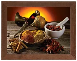 obraz-nowoczesny-w-brazowej-ramie-30x40-cm-spices-7-produkt-polski