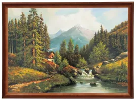 obraz-nad-potokiem-50x70-cm-w-drewnianej-ramie-marian-kaszuba