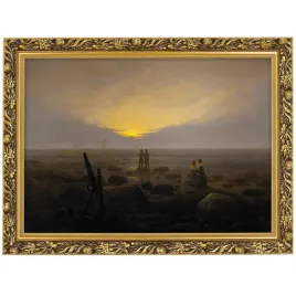 reprodukcja-obrazu-makowka-w-zlotej-ramie-70x50-cm-caspar-david-friedrich