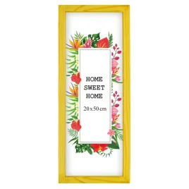 drewniana-ramka-na-zdjecia-20x50-cm-zolta-ekologiczna-z-plexi