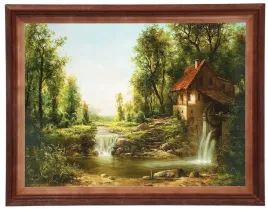reprodukcja-obrazu-stary-mlyn-lato-w-ramie-30x40-cm-z-konarski