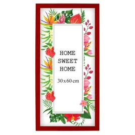 drewniana-ramka-na-zdjecia-30x60-cm-w-intensywnym-czerwonym-kolorze