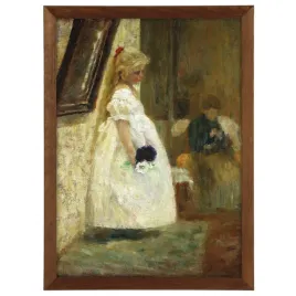 obraz-reprodukcja-boznanska-w-brazowej-ramie-70x50-cm-grandma-s-birthday