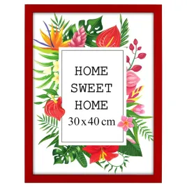 ramka-na-zdjecia-30x40-cm-drewniana-w-kolorze-czerwonym
