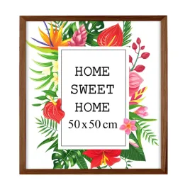 ramka-drewniana-50x50-cm-brazowa-naturalne-drewno-i-plexi