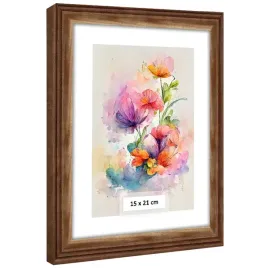 drewniana-ramka-15x21-cm-frezowana-brazowa-na-zdjecia-i-plakaty