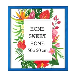 drewniana-ramka-50x50-cm-niebieska-z-plexi-polska-produkcja