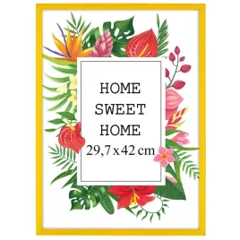 drewniana-ramka-zolta-297x42-cm-z-plexi-ekologiczna-polska-produkcja