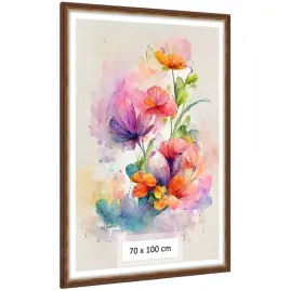 ramka-drewniana-frezowana-brazowa-70x100-cm-na-zdjecia-i-plakaty