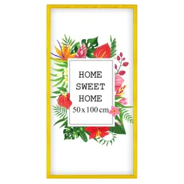 drewniana-ramka-na-zdjecia-50x100-cm-w-kolorze-zoltym-ekologiczna