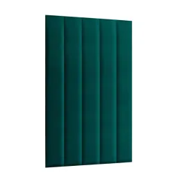 panel-scienny-120x15cm-tapicerowany-3d-wezglowie-w-kolorze-ciemno-zielonym
