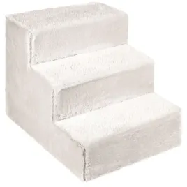schodki-dla-psa-3-stopnie-tapicerowane-jasnoszare-podest-stelaz-drewniany